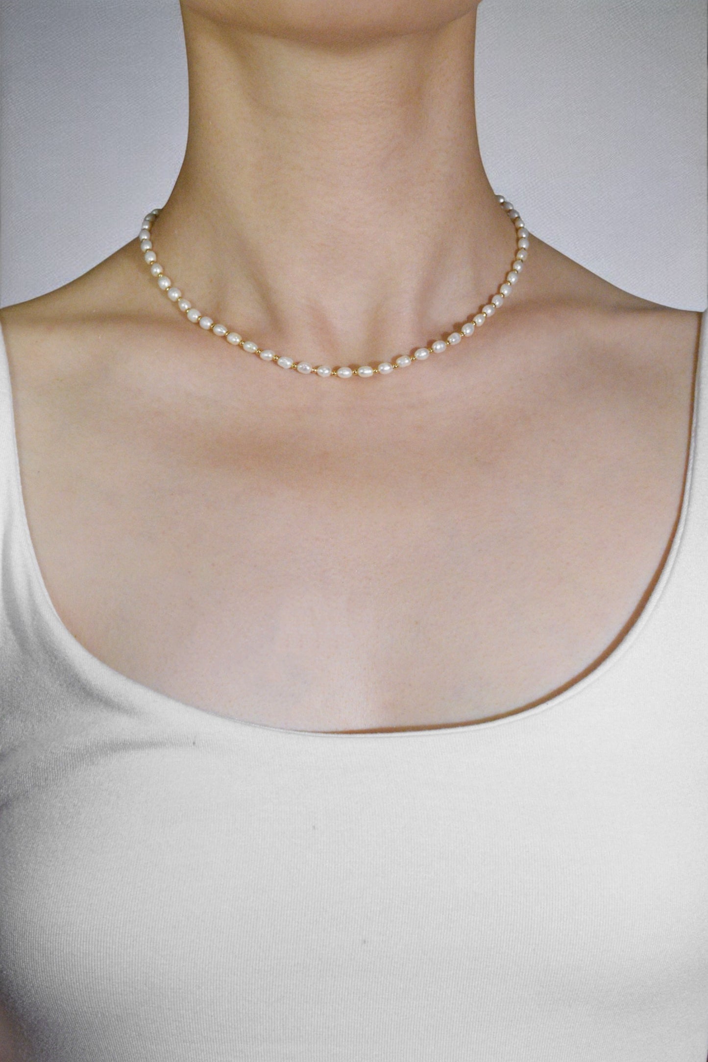 Pearl and Aura Necklace