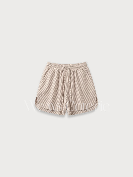 Striped Linen-Blend Shorts Tessa