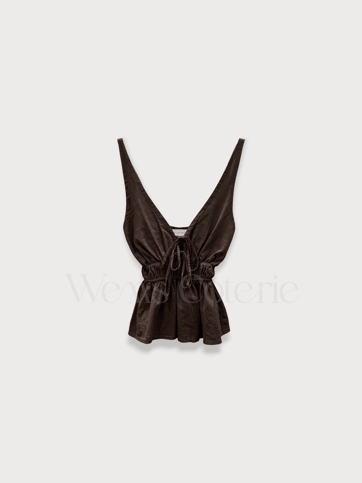 Linen-Blend Top Ines