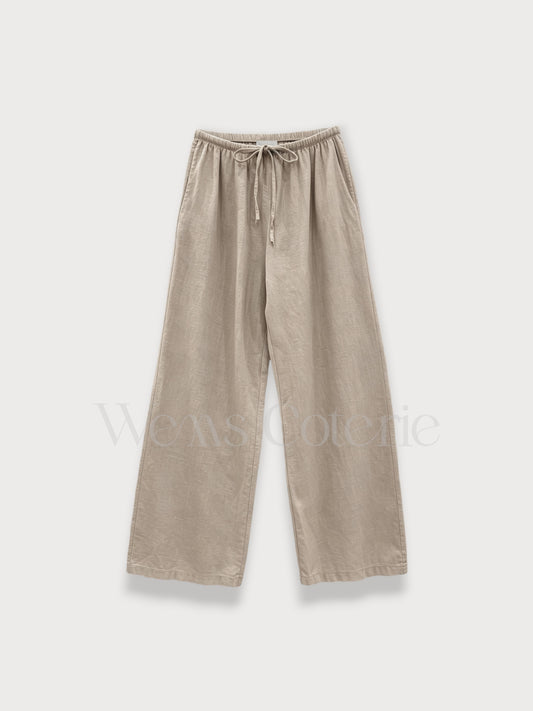 Linen-Blend Trousers Maya
