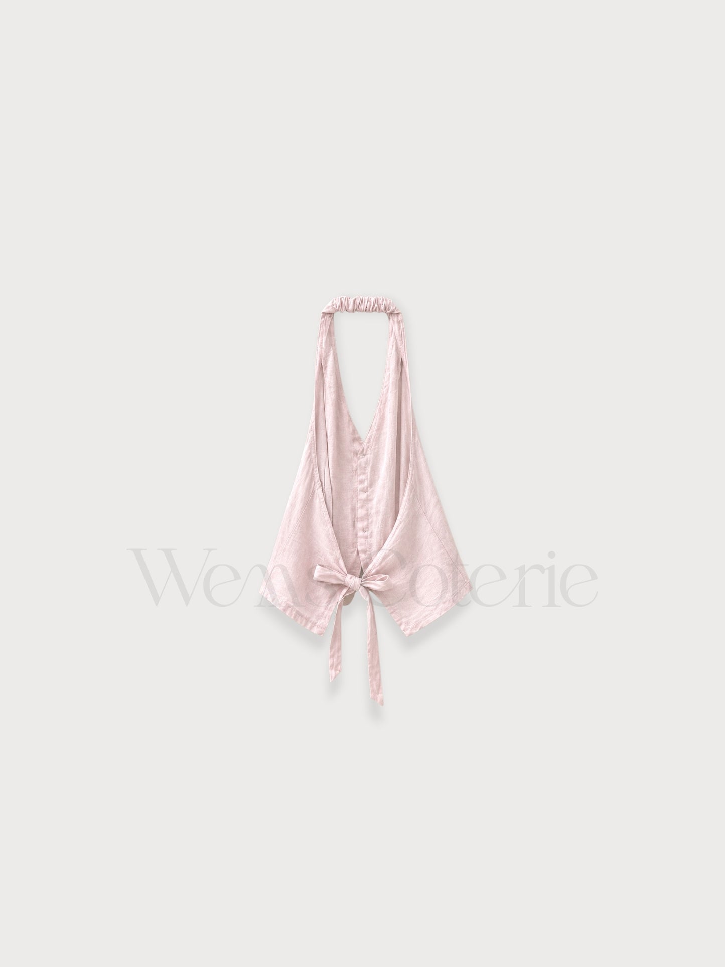 Linen-Blend Top Alba