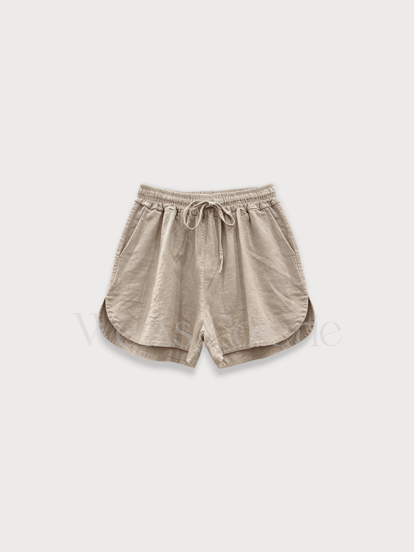 Linen-Blend Shorts Chloe