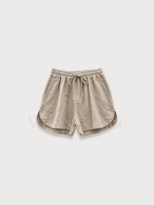 Linen-Blend Shorts Chloe