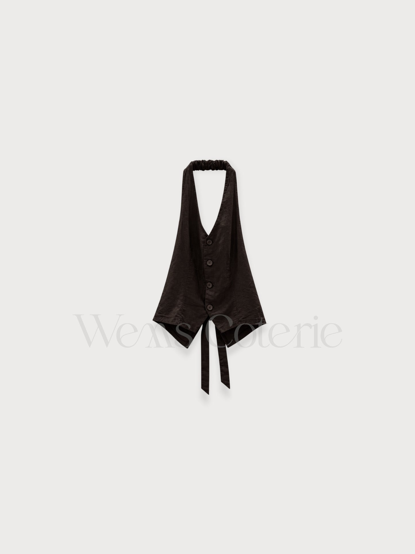 Linen-Blend Top Alba