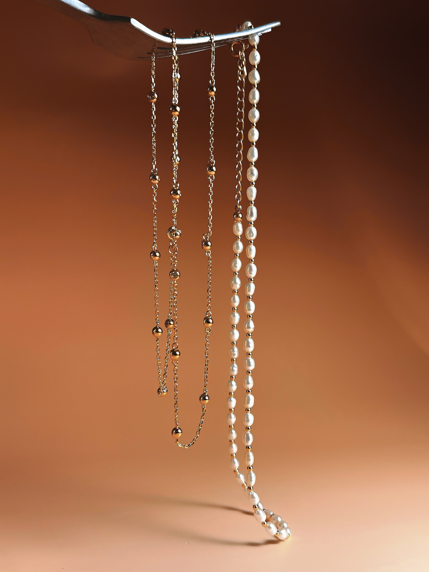 Pearl and Aura Necklace