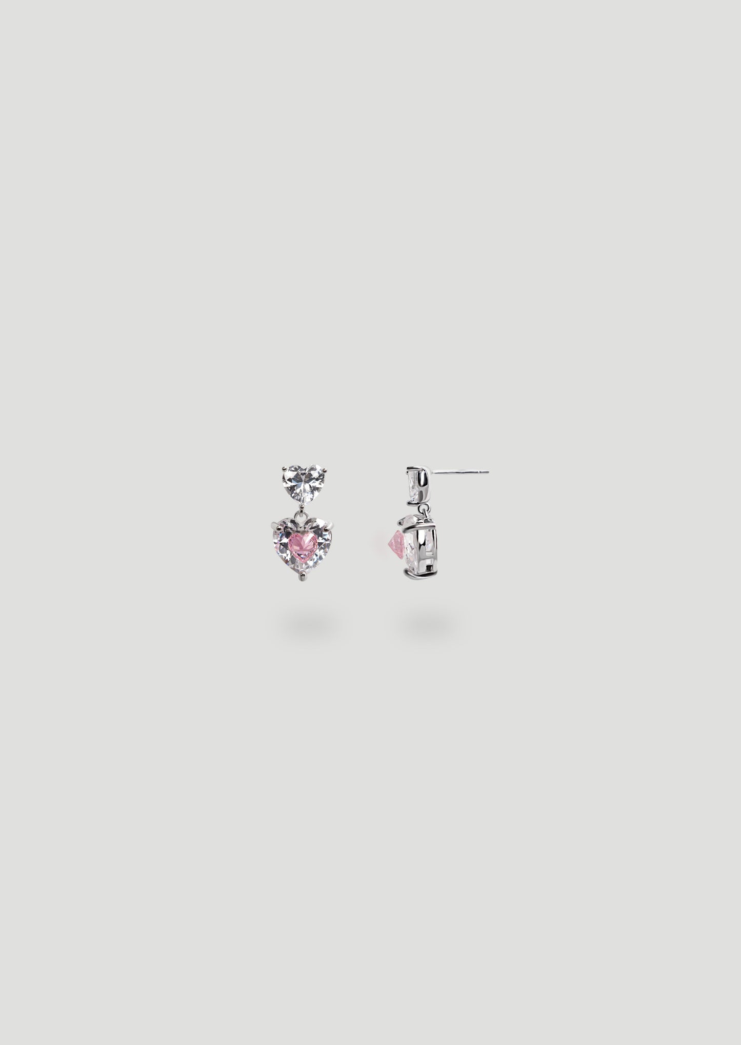 Twin Heart Earrings
