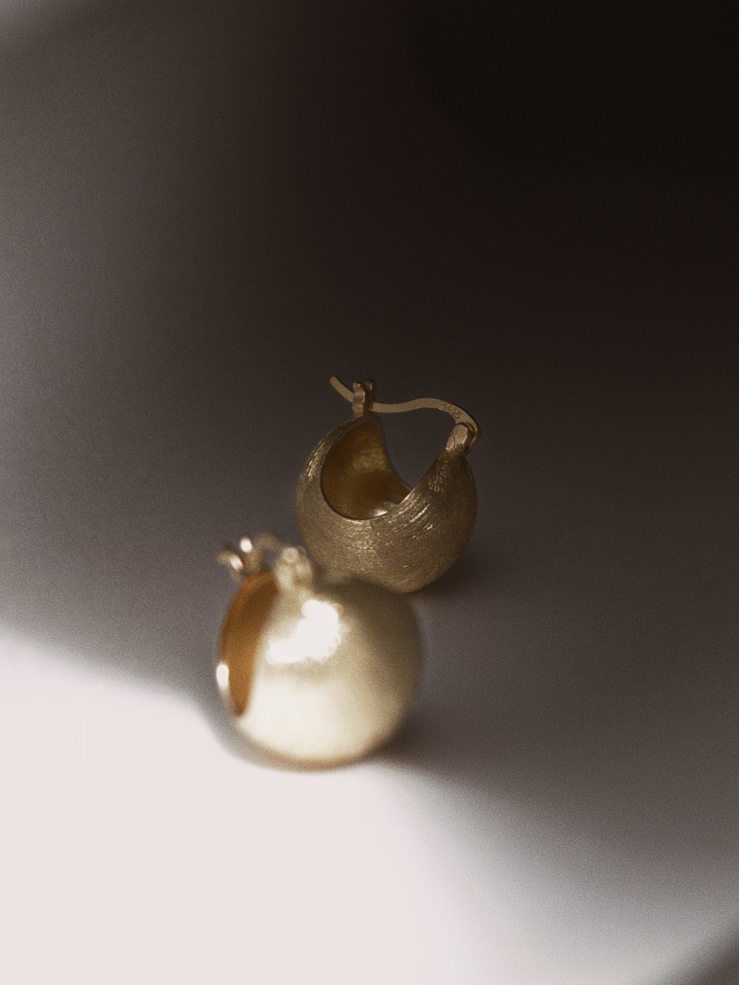 Brushed Sphere Earrings